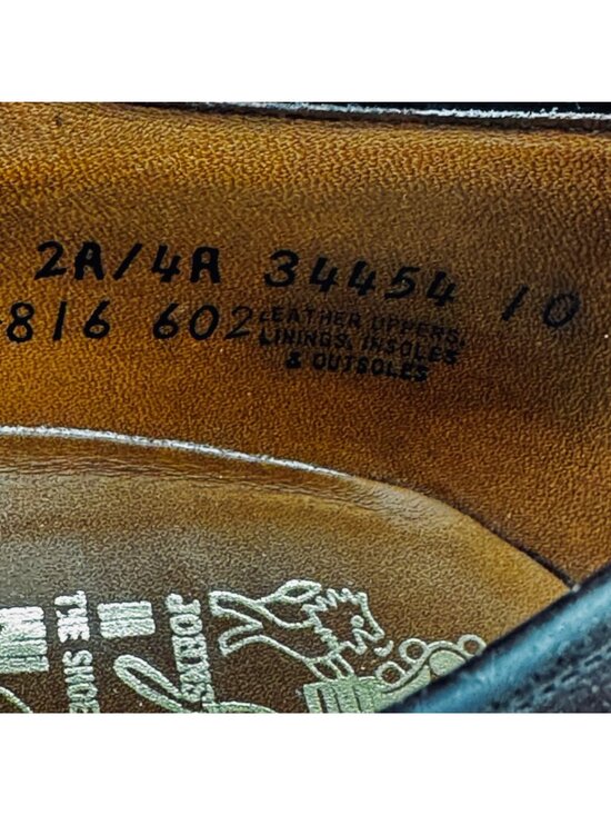 Johnston & Murphy Aristocraft Wingtip Oxfords 12 4A Extra Narrow Brown Leather U main image 6